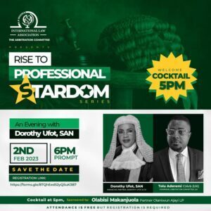 The International Law Association Presents: RISE TO PROFESSIONAL STARDOM SERIES