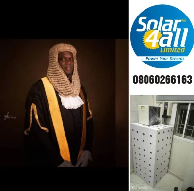 SOLAR FOR ALL: Chief Olawale Fapohunda SAN is our “Star Client of the Week”