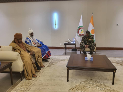 Ex-Emir Sanusi II Briefs Tinubu On Meeting With Niger Coup Leaders.