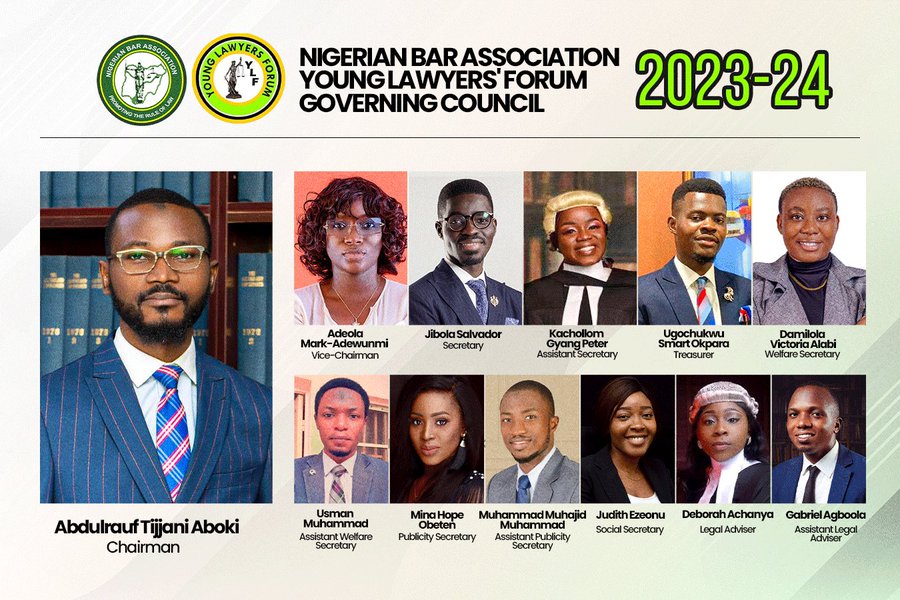 Introducing the recently inaugurated NBA Young Lawyers’ Forum Governing Council members.