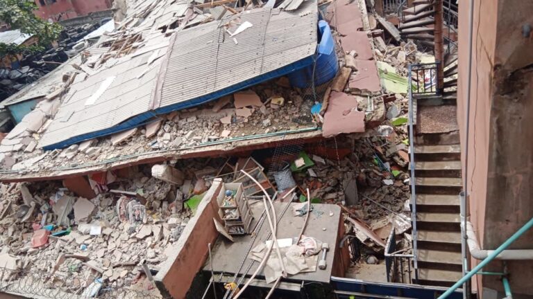 Three-Story Building Collapses in Surulere, Lagos – No Casualties Reported, Says NEMA