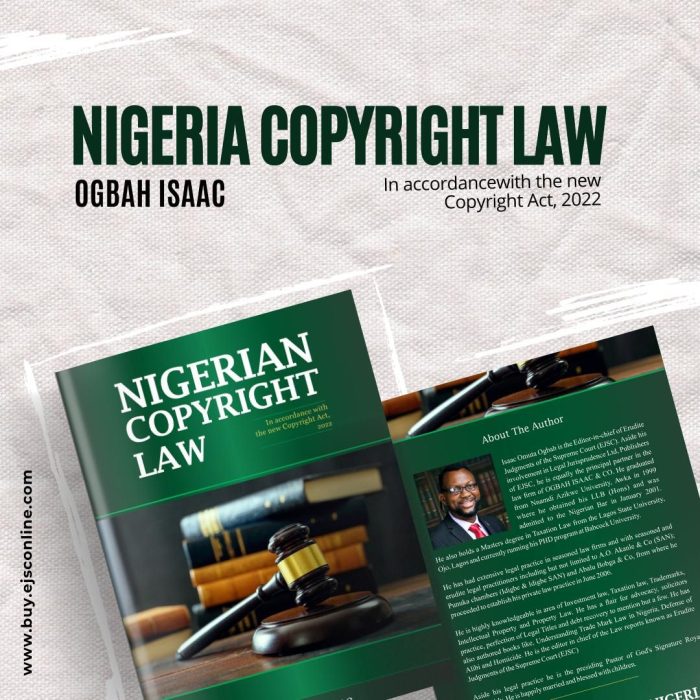 Exploring Nigeria's Copyright Law: A Look into Ogba Isaac's Book