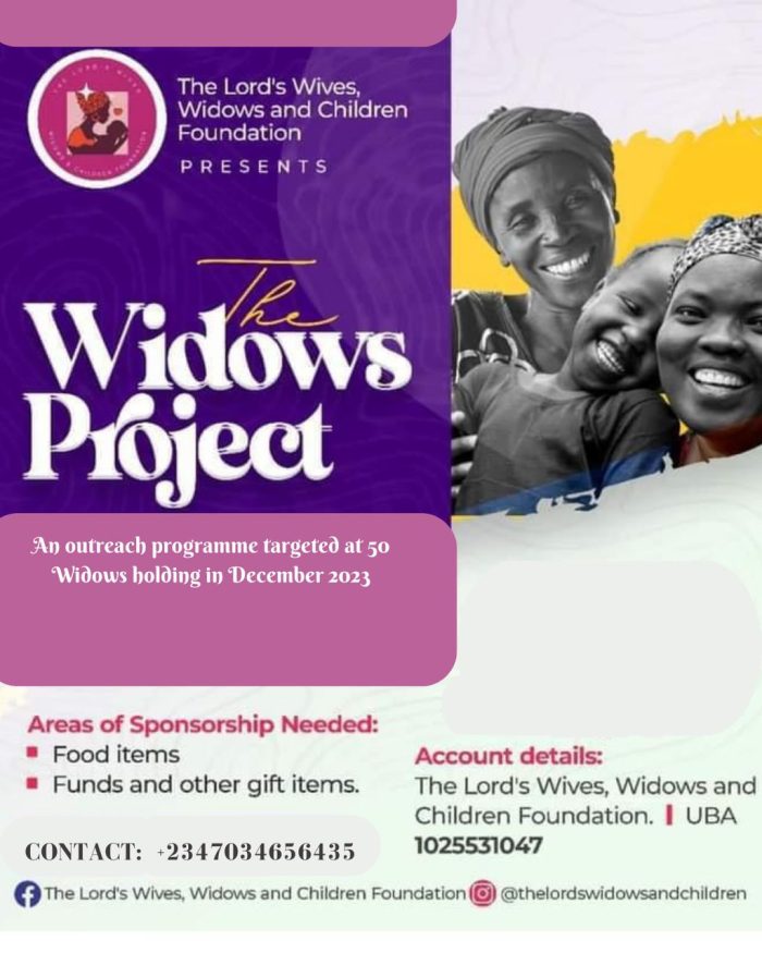 Join Us in Supporting Widows in Need