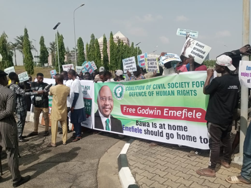 Civil Society Group Gives 7-Day Ultimatum to Tinubu and EFCC for the Release of Godwin Emefiele.