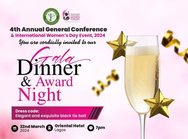 Invitation to NBAWF Conference Gala Dinner & Award Night Event