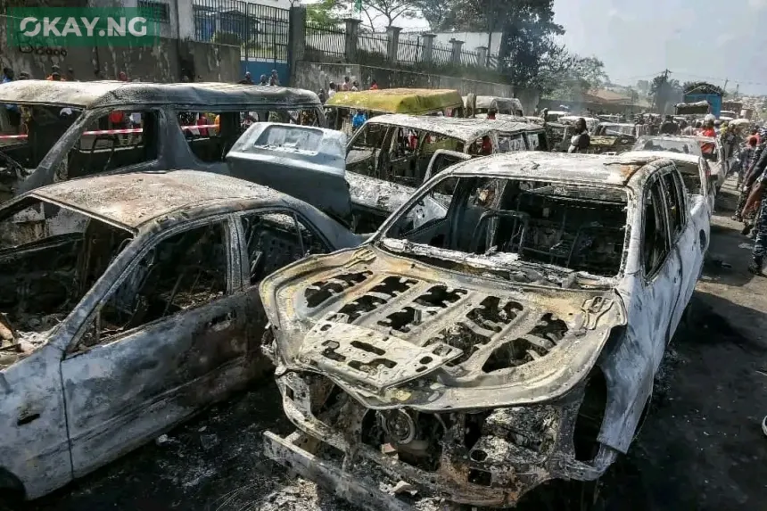 Tragic Inferno Claims Lives and Vehicles on East-West Road in Eleme, Rivers State